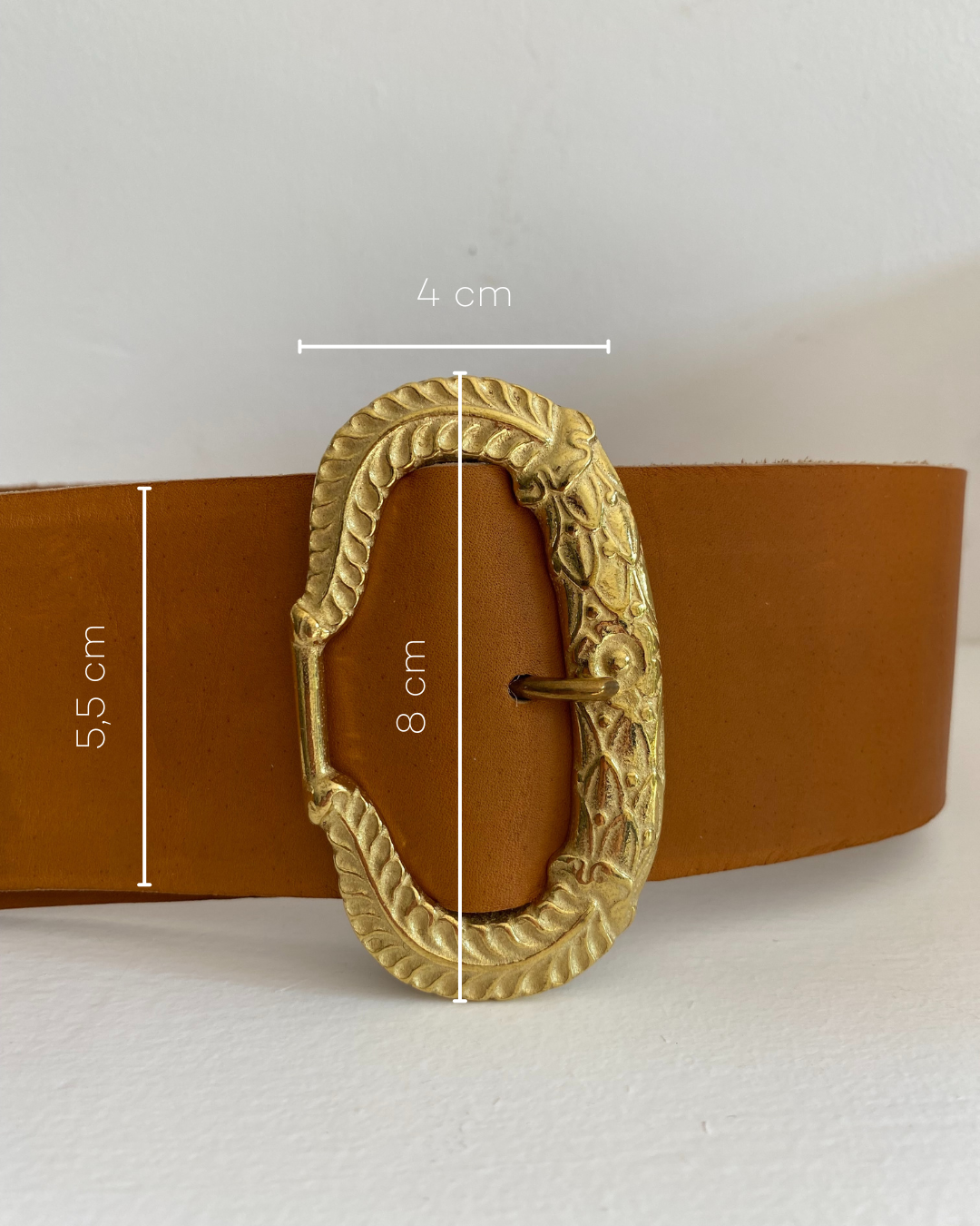 ceinture femme très large boucle au rameau