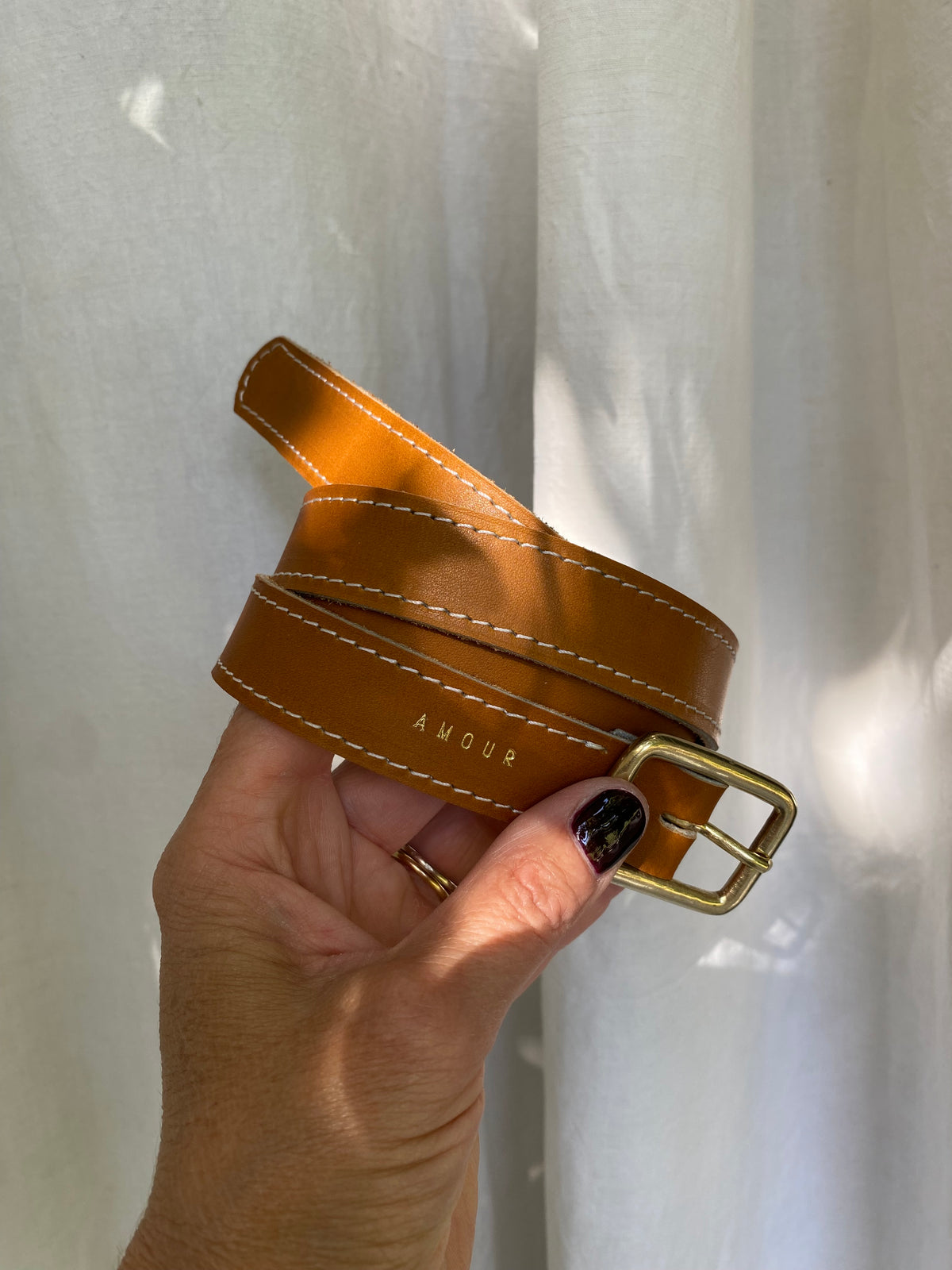 ceinture femme fine à boucle rectangulaire